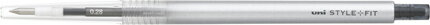 三菱鉛筆　スタイルフィット ゲルインクボールペン ノック式　リフィル入　0.28mm　ブラック UMN13928.24
