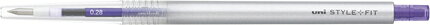 樂天商城 - 三菱鉛筆　スタイルフィット ゲルインクボールペン ノック式　リフィル入　0.28mm　バイオレット　UMN13928.12
