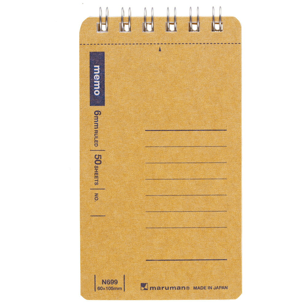 マルマン メモ ベーシック メモノート A7スリム N699 10冊入(3)