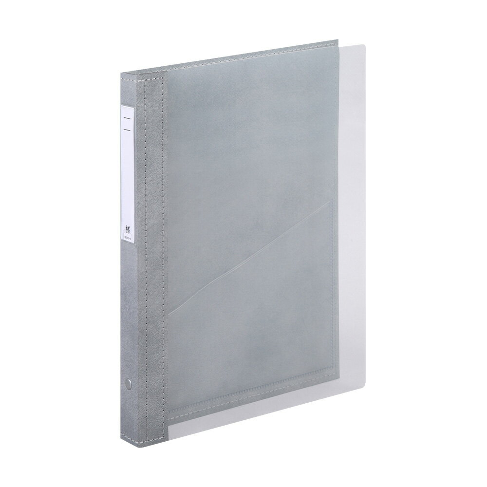 リヒトラブ カルテブック CYC4-4L クリヤー A4 4穴 シルバー HB417-6