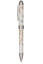 セーラー万年筆 優美蒔絵 複合筆記具 2色ボールペン+シャープペンシル 枝垂桜 ホワイト 16-0344-210
