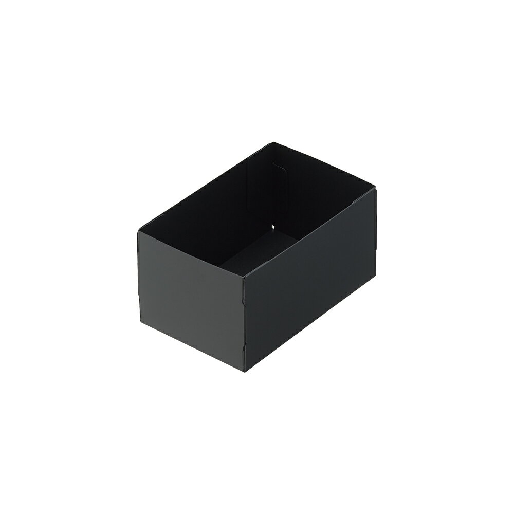 リヒトラブ Roomy 仕切りケース ブラック 1組4枚入 A-797-24