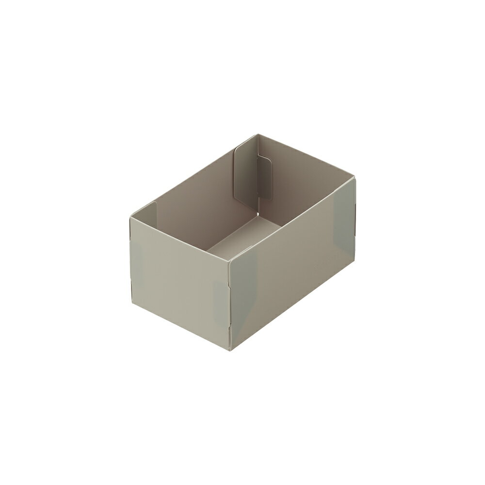 リヒトラブ Roomy 仕切りケース グレー 1組4枚入 A-797-27