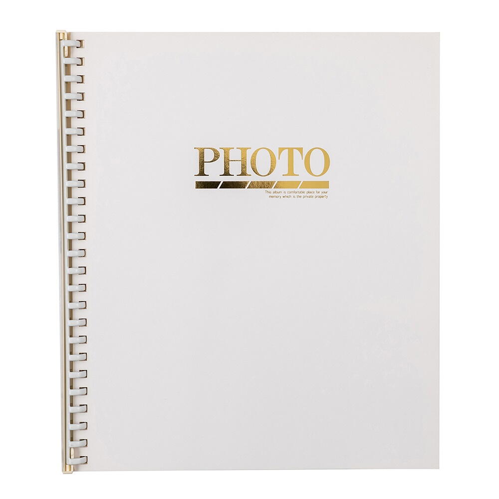 ナカバヤシ ライトアルバム ロッ骨式 ジムシリーズ ライトフォート 15R シロ アL-JHO2-91-W