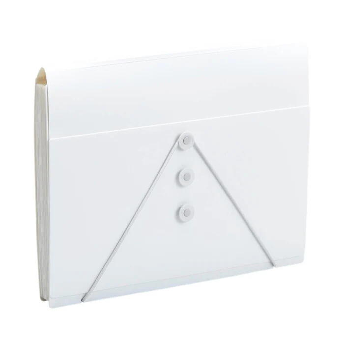 キングジム サクッと整理 ドキュメントファイル フタ付タイプ 白 2290-W