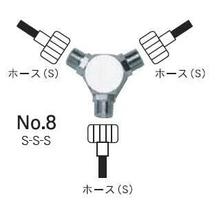 Rakuten - ホルベイン 接続パーツ トリコン 3ツ又ジョイント No.8 S-S-S 564208