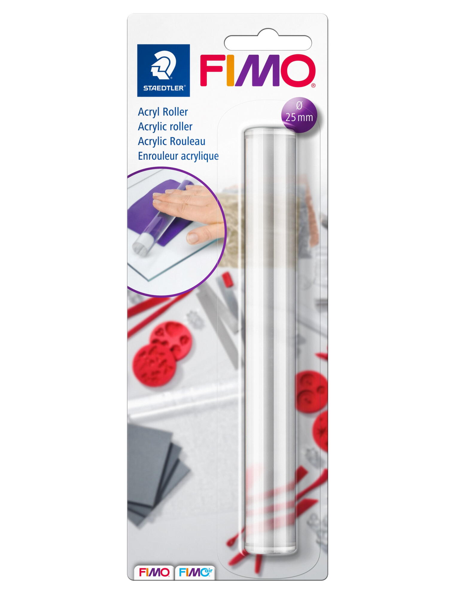 ステッドラー オーブン粘土 FIMO フィモ アクリルローラー 8700 05