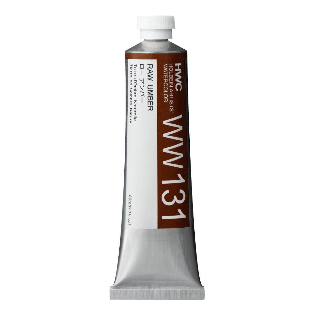 樂天商城 - ホルベイン 透明水彩絵具 茶系 60ml WW131 ロー アンバー 013131