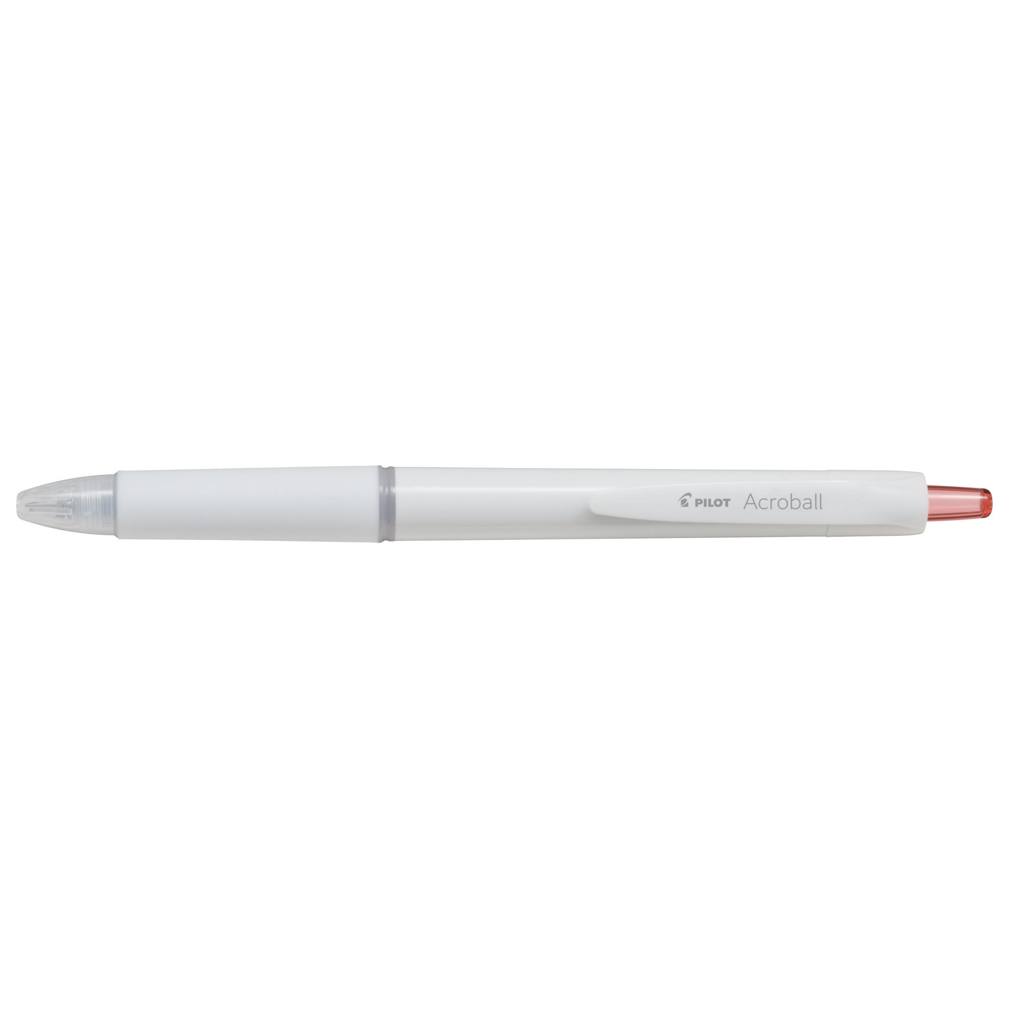 Rakuten - パイロット 油性ボールペン アクロボール150 極細 0.5mm オフホワイト 赤インキ BAB-15-OWR