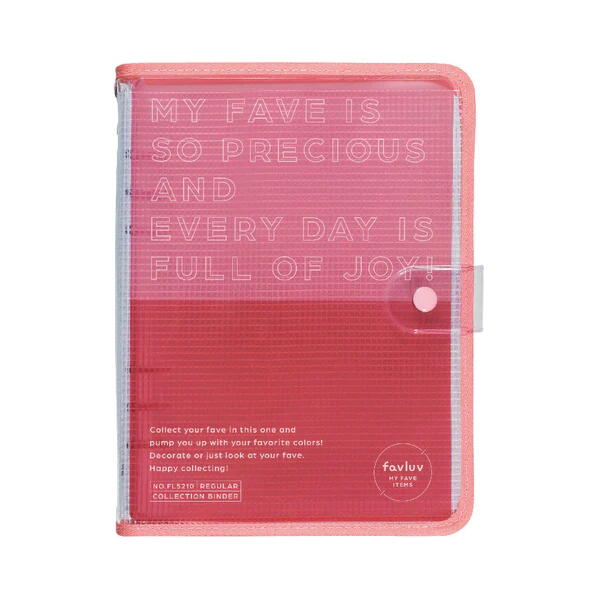 キングジム コレクションバインダー ファブラブ favluv レギュラーサイズ ピンク FL5210-P