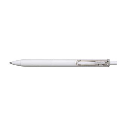 樂天商城 - 三菱鉛筆 ゲルインクボールペン ユニボール ワン 0.5mm オフホワイト軸 インク色 セサミグレー UMNS05.37
