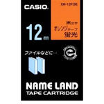 Casio （Nameland） - カシオ「ネームランドテープ・蛍光色（XR-12FOE）」