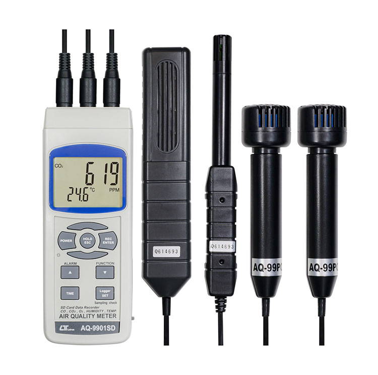 データロガーマルチ空気質測定器　AQ-9901SD　（マザーツール　aq9901sd）