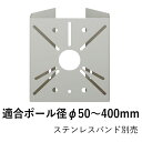 万能ポール取付金具　E110PP-FLEX　50〜400φのポールに適合　（防犯カメラ ネクステージ hik unv パナソニック）