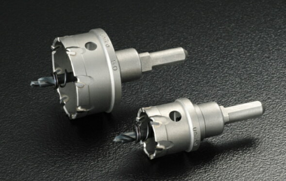 70mm　超硬ホールソー メタコアトリプル　口径70mm　MCTR-70　10mm/13mmチャック兼用シャンク　（ユニカ ホルソー 超硬刃 unika mctr70）