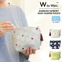 【春セール★50%オフ】ギフト対象【Wpc.公式】Wpc. Patterns ゴブラン織舟型ポーチ《メール便対象》【ブランド おしゃれ プチギフト 誕生日プレゼ...