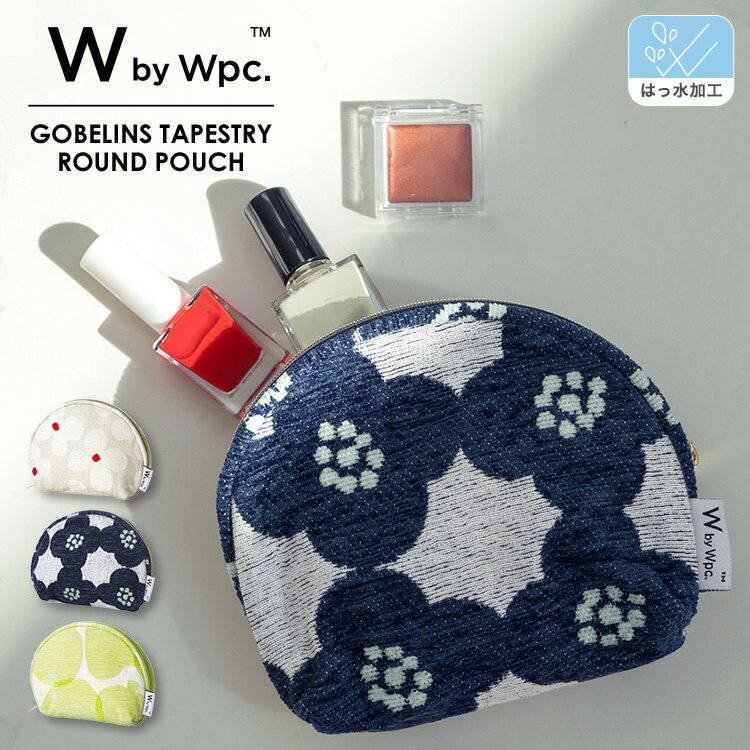 ギフト対象【Wpc.公式】Wpc. Patterns ゴブラン織ラウンドポーチ《メール便対象》【小物