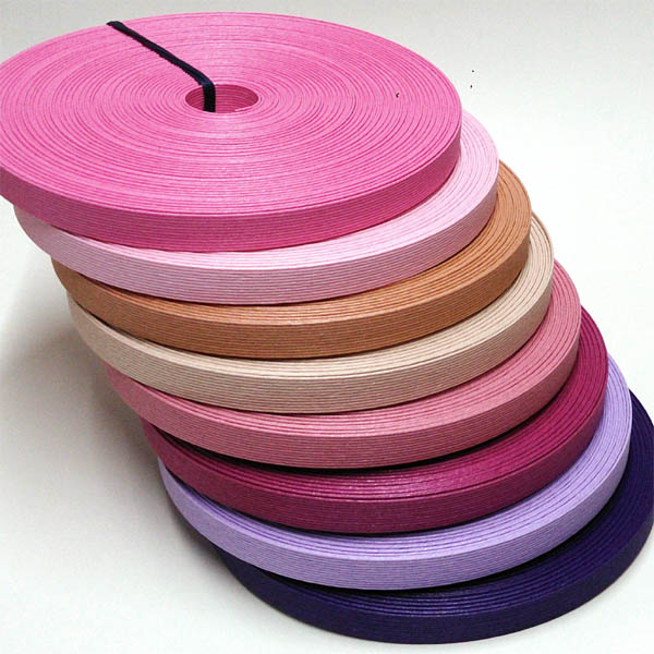 紙バンド（クラフトバンド・クラフトテープ）30m巻　「ピンク・パープル系」　