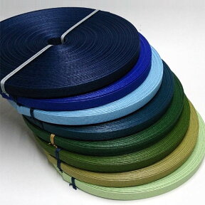 紙バンド（ クラフトバンド クラフトテープ 日本製 ）50m　「ブルー・グリーン系」
