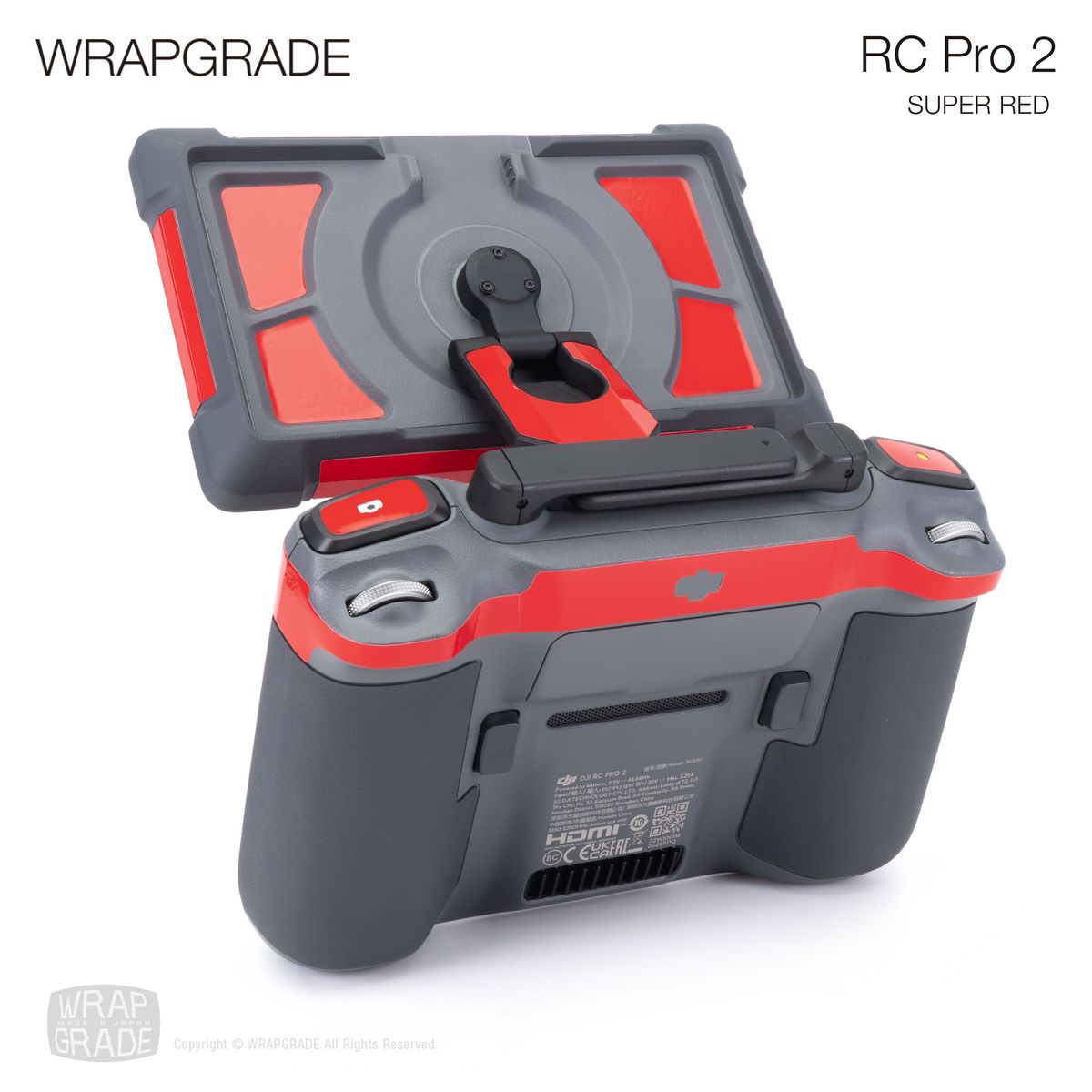【公式】WRAPGRADE ラップグレード ドローン用 カスタム スキンシール DJI RC Pro ...