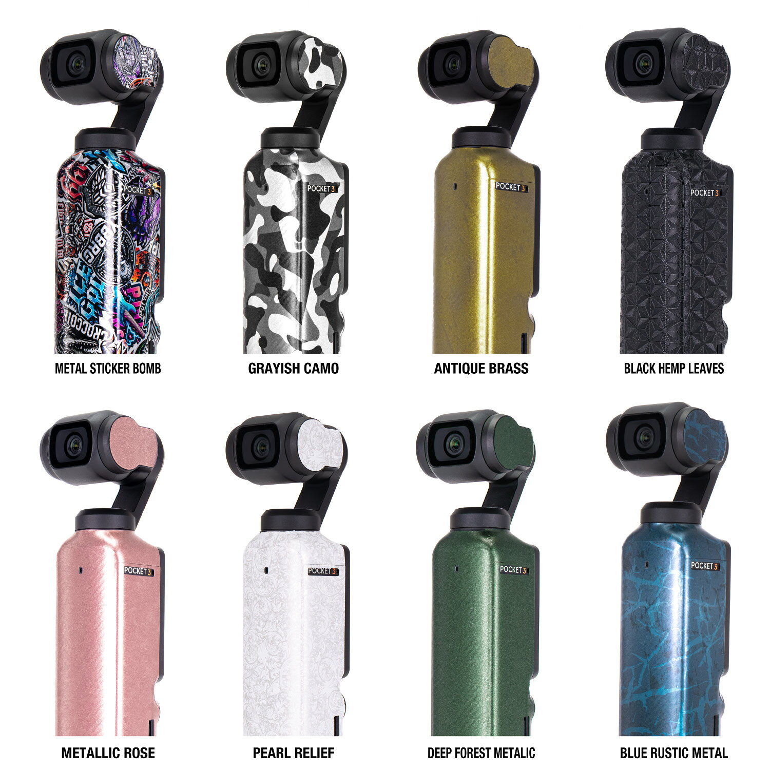 【公式】WRAPGRADE ラップグレード ドローン用 カスタム スキンシール DJI OSMO Po...