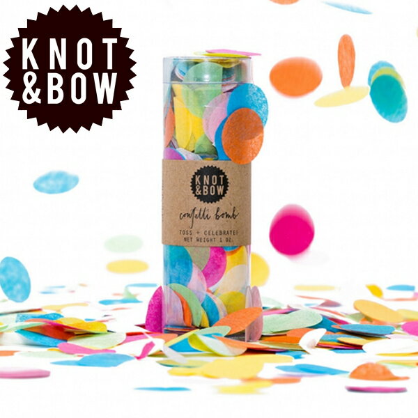 【楽天スーパーセール限定特価】コンフェッティ KNOT & BOW カラフル紙吹雪 MULTI BOMBのサムネイル