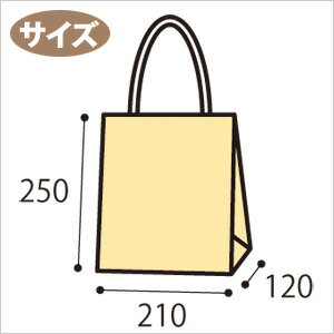 HEIKO 紙袋 手提げ紙袋 25チャームバッグ 21-12 未晒 ネイビーNC 幅210×マチ120×高250mm 50枚入 紫紺 業務用 ラッピング シモジマコード003266306 2