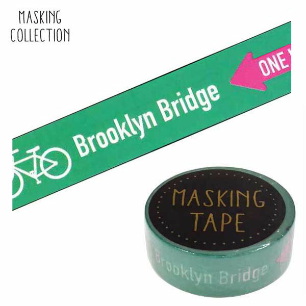 マスキングテープ ワールドクラフト WORLD CRAFT Bicycle W01-KMT-0009 15mm×7m