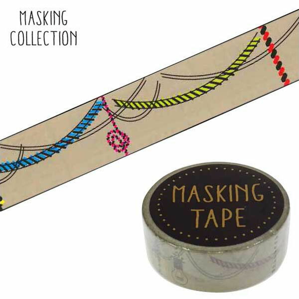 【楽天スーパーセール限定特価】マスキングテープ ワールドクラフト WORLD CRAFT Light bulb W01-KMT-0014 15mm×7m