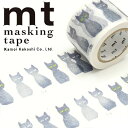 【楽天マラソンSALE10％OFF】マスキングテープ mt カモ井加工紙 mt x ミナ ペルホネン kuro-neko（30mm×10m） MTMINA36