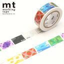 マスキングテープ mt カモ井加工紙 mt for kids (15mmx7m) いろ MT01KID028