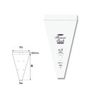 ポリ袋 HEIKO シモジマ Nフラワーパック ミシン目タイプ 厚み:0.028mm No.3 100枚