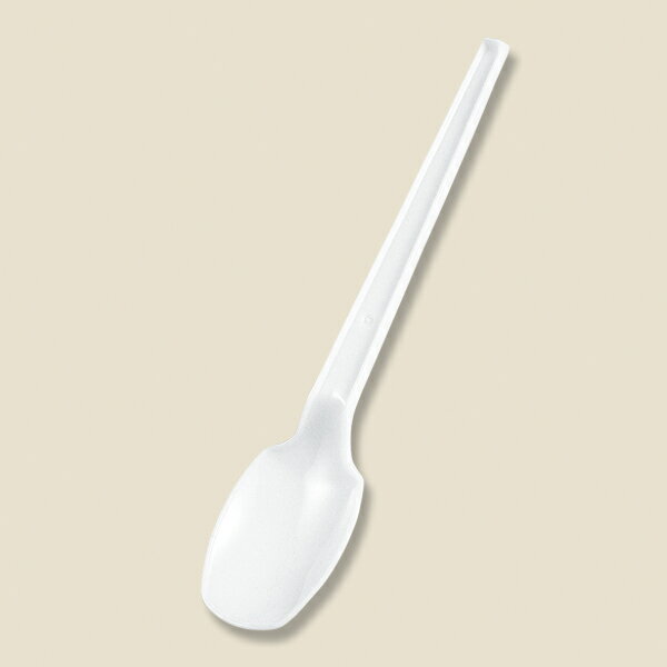 特大スプーン16．2cm 白 （個包装） 500本入