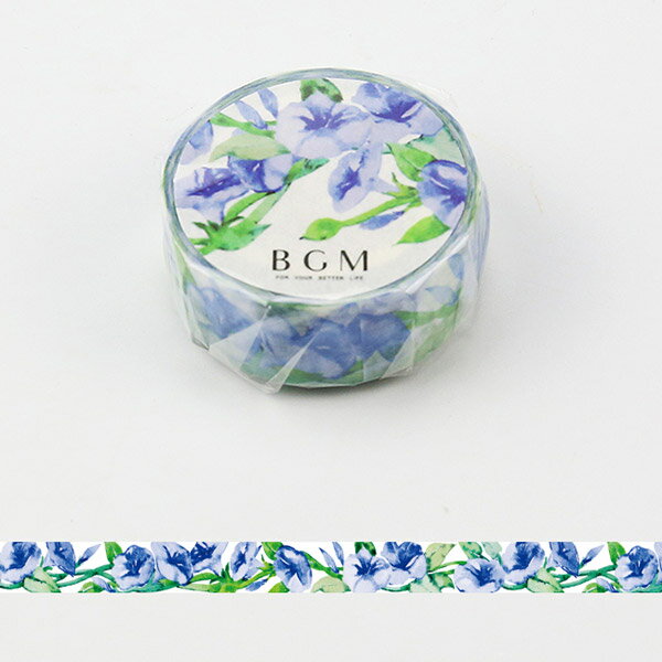 【楽天スーパーセール限定特価】マスキングテープ BGM ビージーエム 夕顔 BM-SPS012 四季の色 15mm×7m