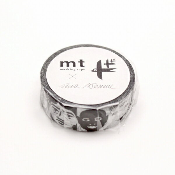 マスキングテープ mt カモ井加工紙 mt × エリック ブルーン 顔（15mm×7m）MTERIK01