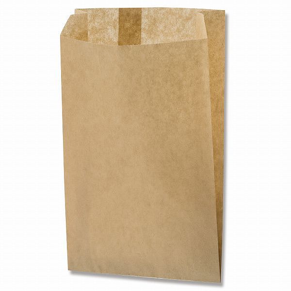 テイクアウト 食品用 HEIKO シモジマ 耐油ガゼットパック 小 未晒無地 100枚入り