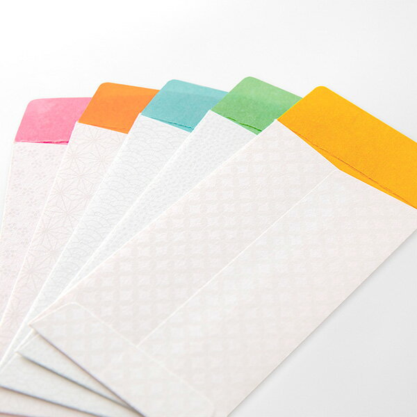 ぽち袋 midori ミドリ 小紋づくし 25048006 5色アソート