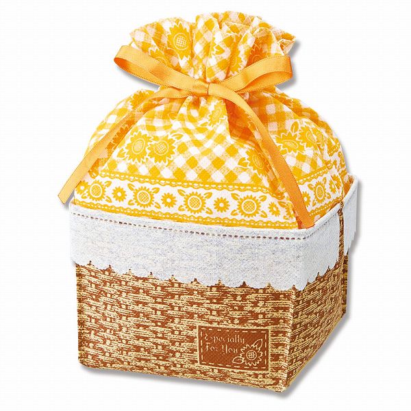 【楽天スーパーセール限定特価】サマー 夏 七夕 ラッピング 袋 不織布バッグ ひまわりバスケット LE183 20枚入り