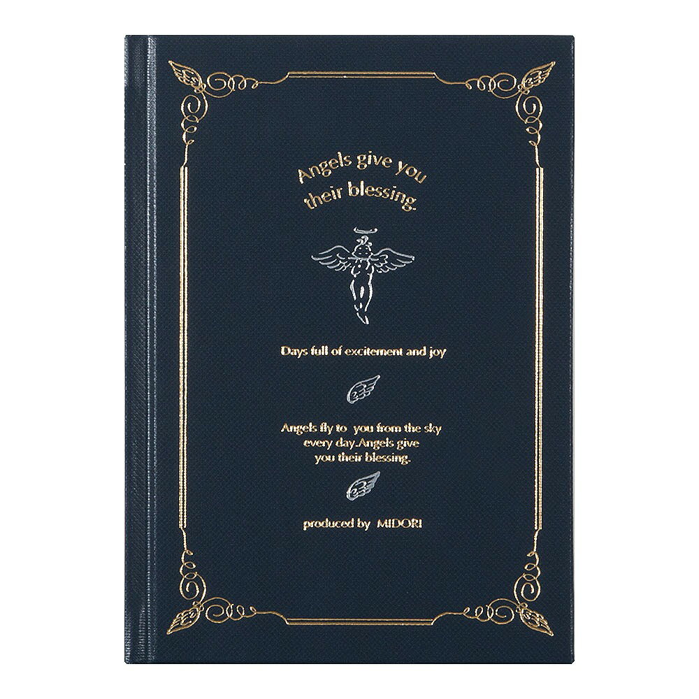 【楽天スーパーセール限定特価】ダイアリー・日記 midori ミドリ 天使柄 12127006