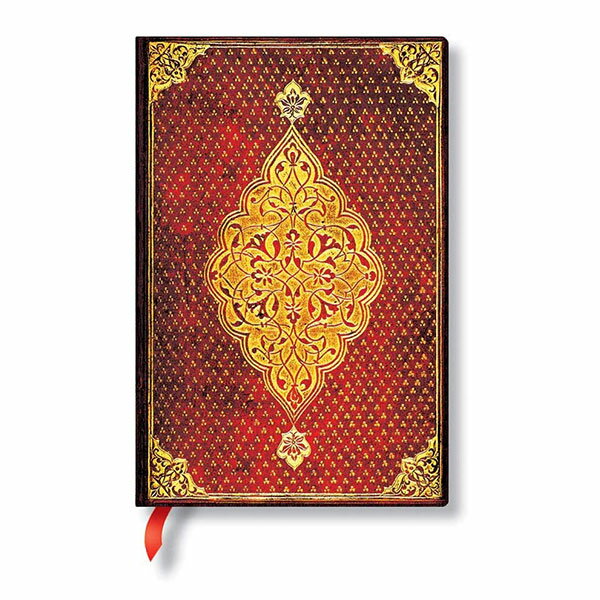 【楽天スーパーセール限定特価】ノート Paperblanks ペーパーブランクス ノートブック 罫線 金の三つ葉 MINI ミニ PB6366-7