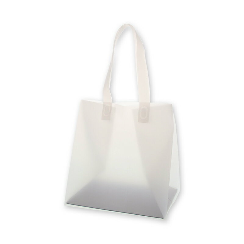 レジ袋 HEIKO シモジマ 手提げポリ袋 ポリチャームバッグ WS ナチュラル 表記入り 20枚