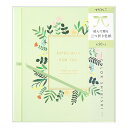 カラー色紙 midori ミドリ 三つ折り リボン 花柄 33256006