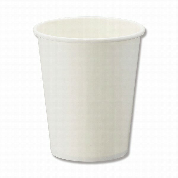 HEIKO 紙コップ(ペーパーカップ) アイス・ホット兼用 8オンス ホワイト 50個