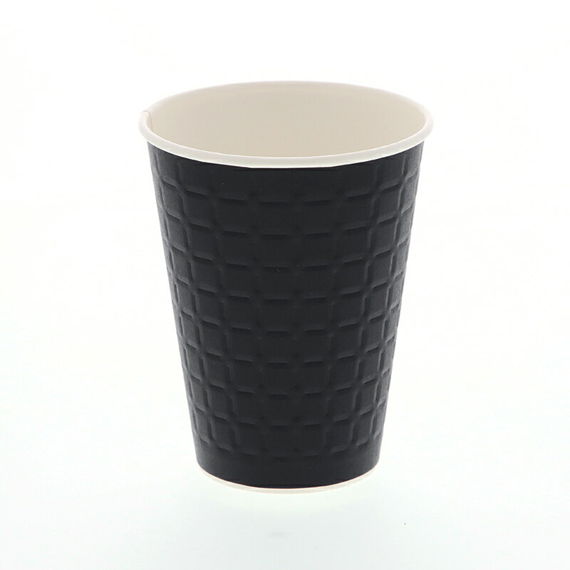 乐天商城 - スマイル 紙コップ モデレカップ 13オンス(340ml) ブラック 50個