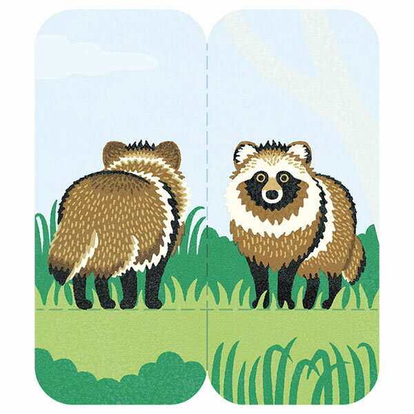 【楽天スーパーセール限定特価】付箋 KING JIM キングジム フタマタフセン イラストタイプ タヌキ 3560-004 30枚入