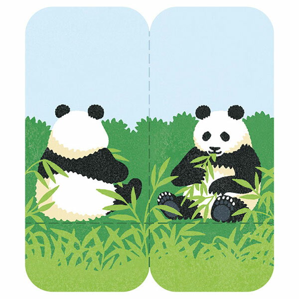 【楽天スーパーセール限定特価】付箋 KING JIM キングジム フタマタフセン イラストタイプ パンダ 3560-005 30枚入