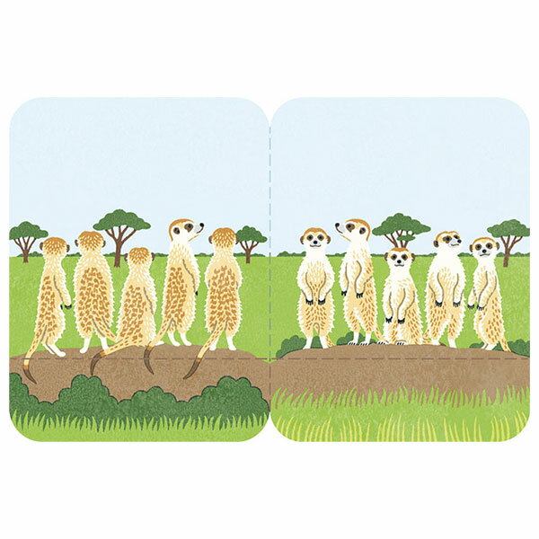 【楽天スーパーセール限定特価】付箋 KING JIM キングジム フタマタフセン イラストタイプ ミーアキャット 3580-006 30枚入