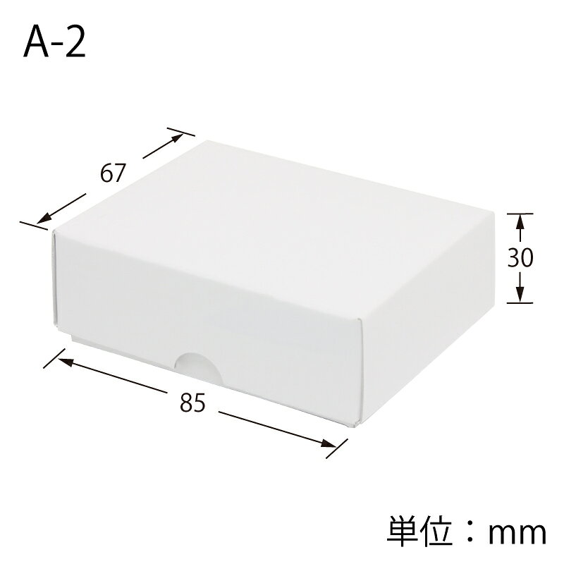 箱 白無地 HEIKO シモジマ デラックス白無地箱 A-2（アクセサリーL） （10枚入） ラッピング ギフトボックス (2)