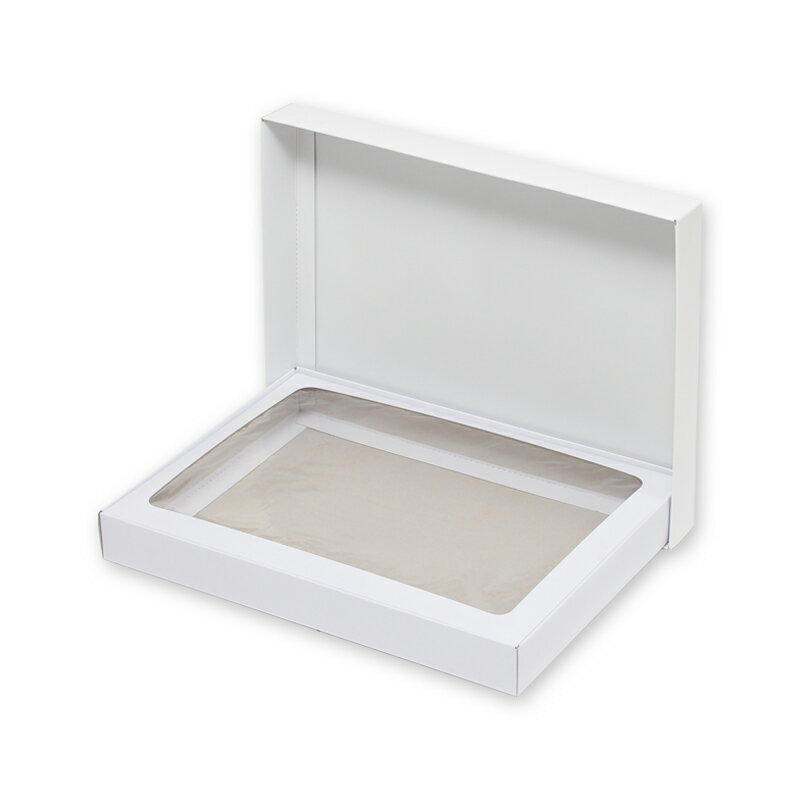 箱 白無地 HEIKO シモジマ デラックス白無地箱 H-6(タオル6本)(10枚入) ラッピング ギフトボックス