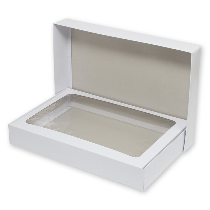 デラックス白無地箱(エスプリ) HEIKO シモジマ H-34N S-9小(10枚入) ラッピング ギフトボックス